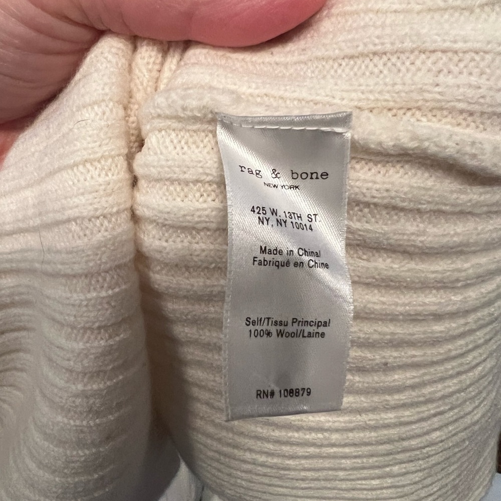 Rag & Bone Open Back Sweater - image 3